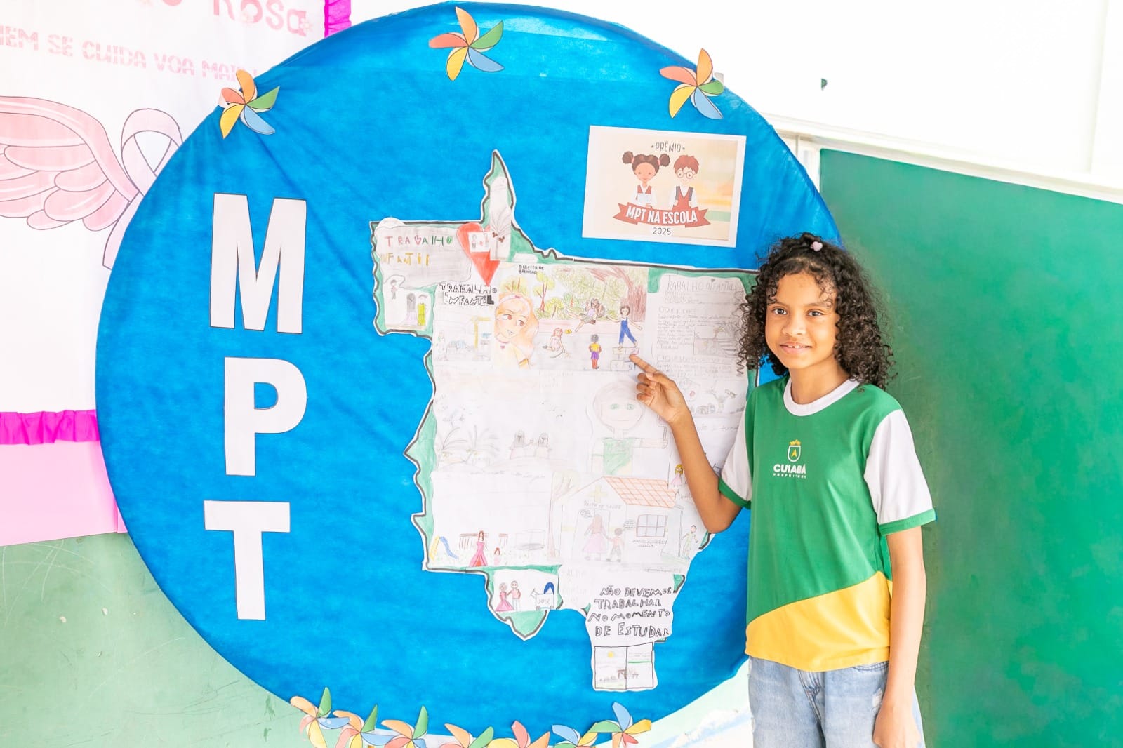 Cuiabana vence prêmio de melhor desenho contra trabalho infantil em MT