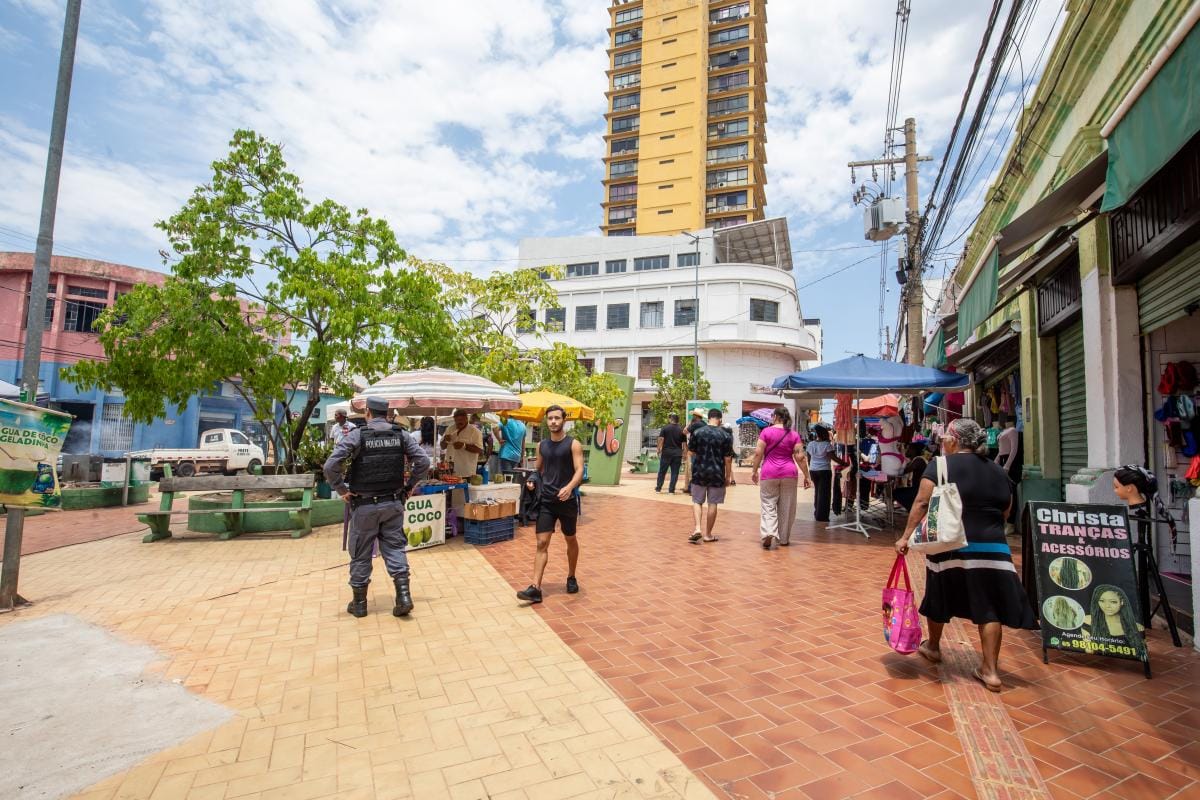 Feira do Centro movimenta Calçadão da Galdino Pimentel neste sábado na capital