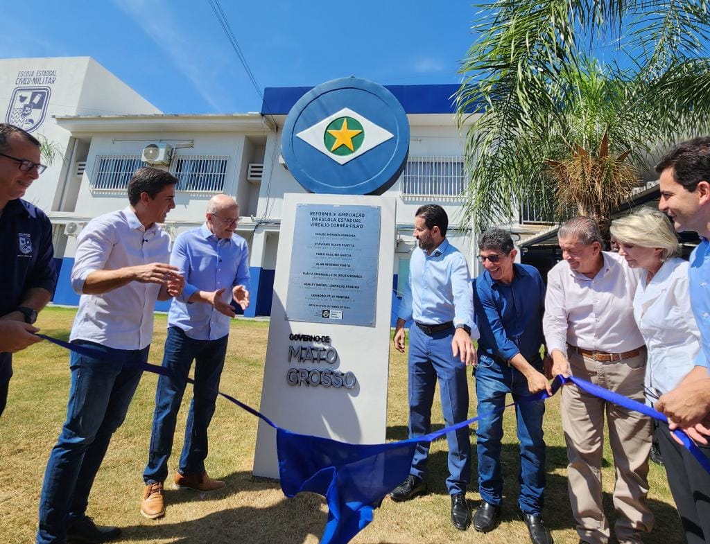 Mato Grosso entrega reforma e ampliação de escola que atenderá mais de 1,5 mil alunos