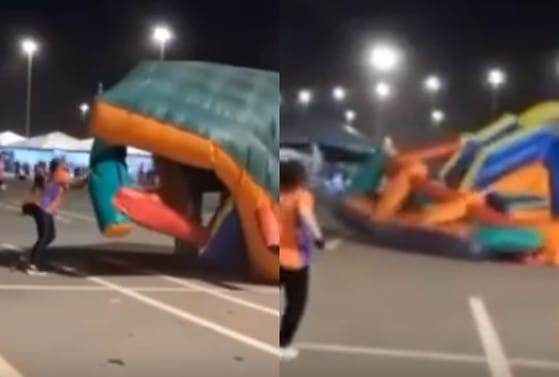 Menina de 4 anos que foi arremessada de brinquedo sofre fratura no crânio; vídeo