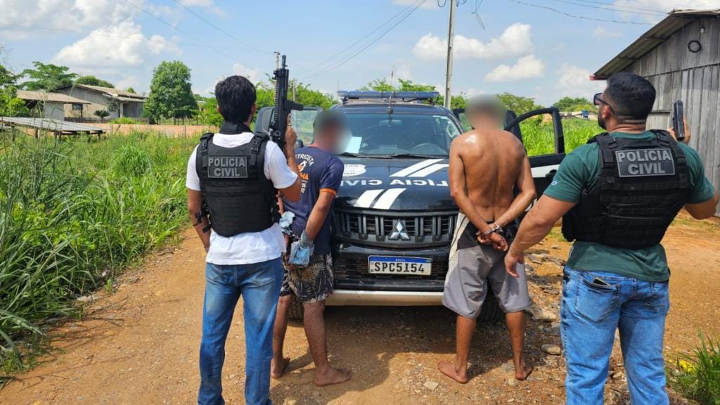 PC prende homem por ameaçar ex-companheira de morte e amigo por porte ilegal de arma