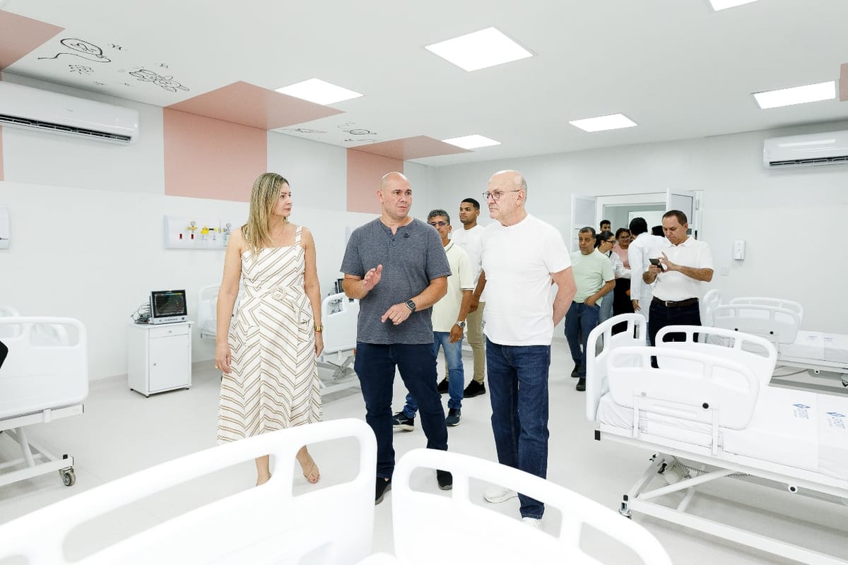 Prefeito faz vistoria de obra e Centro Médico Infantil deve atender 18 mil crianças por mês