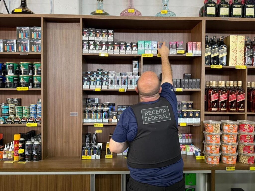 Receita Federal apreende R$ 200 mil em contrabando de vapes no comércio de Mato Grosso