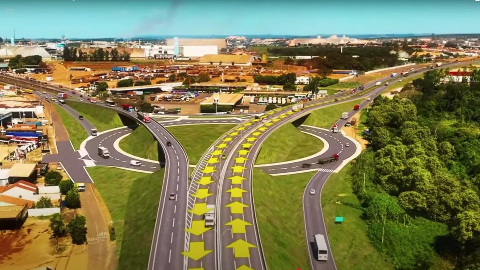 RONDONOPOLIS: Como vai funcionar o novo Trevão: projeto detalha sistema com viadutos para BRs e rotatória para trânsito local