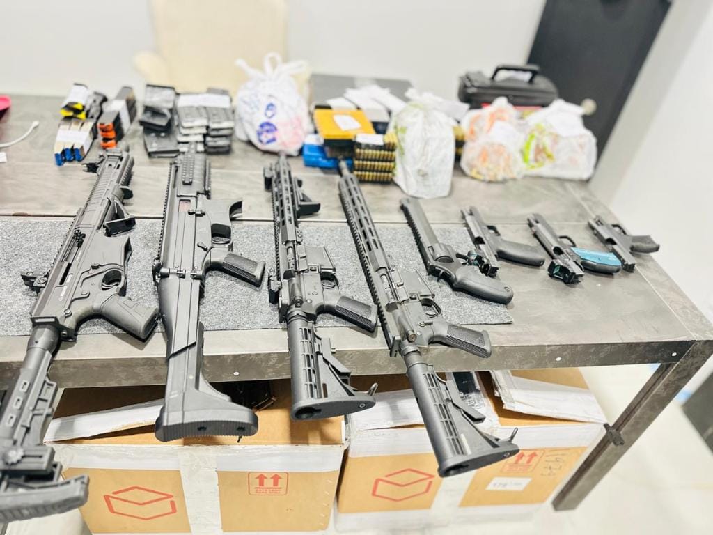 Colecionador ameaça esposa e PC apreende oito armas e quase três mil munições em Cuiabá