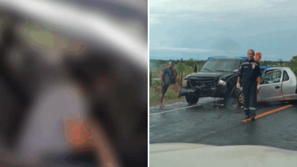 Duas pessoas morrem e uma fica ferida em acidente envolvendo caminhonetes