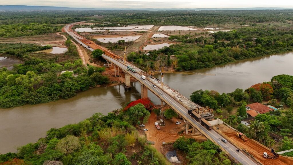 Duplicação de ponte entre Cuiabá e Várzea Grande na Imigrantes tem ritmo acelerado