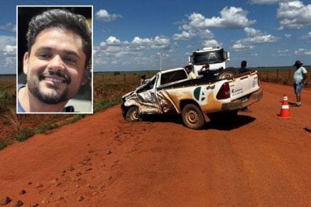 Engenheiro morre ao bater picape em caminhão durante ultrapassagem em rodovia