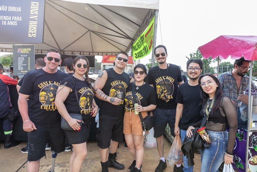 Guns une gerações na Arena Pantanal