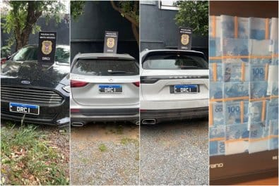 PC apreende carros de luxo e arma de fogo em operação contra esquema milionário em MT