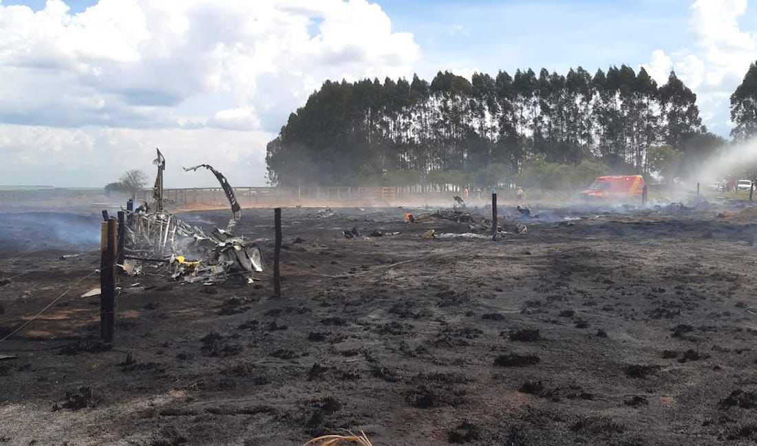 Avião cai e uma pessoa morre em Mato Grosso