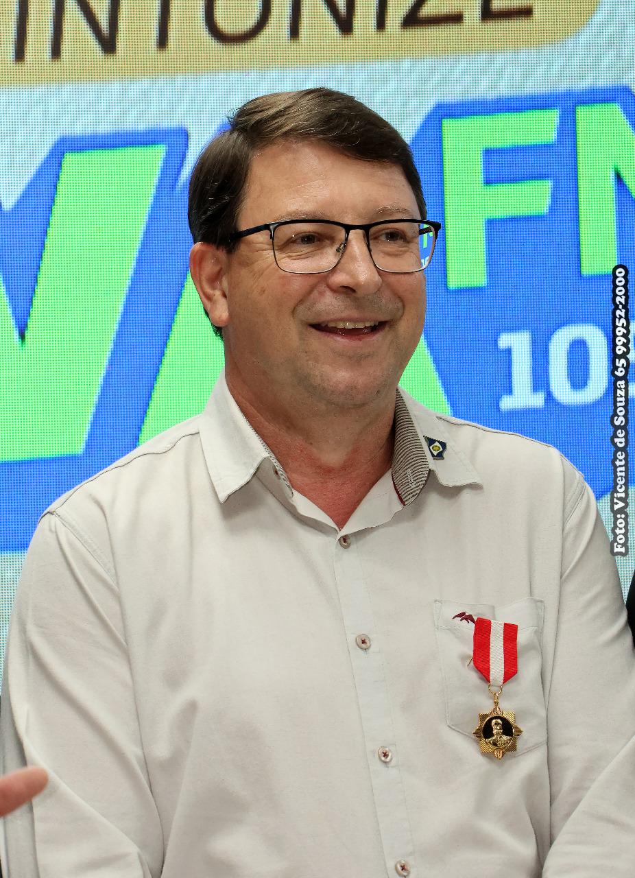 Itanhangá-MT: Ex-prefeito Edu Pascoski recebe Medalha “Homens do Mato” concedida pela Polícia Militar de MT
