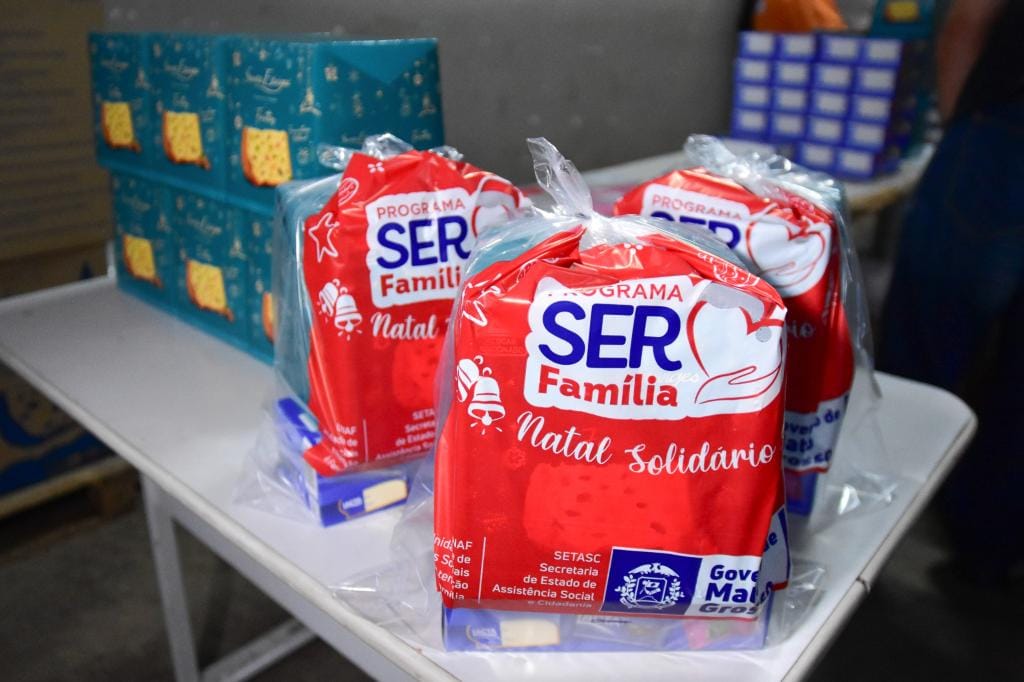 SER Família Solidário recebe 100 mil cestas e garante Natal digno para famílias de todo o estado