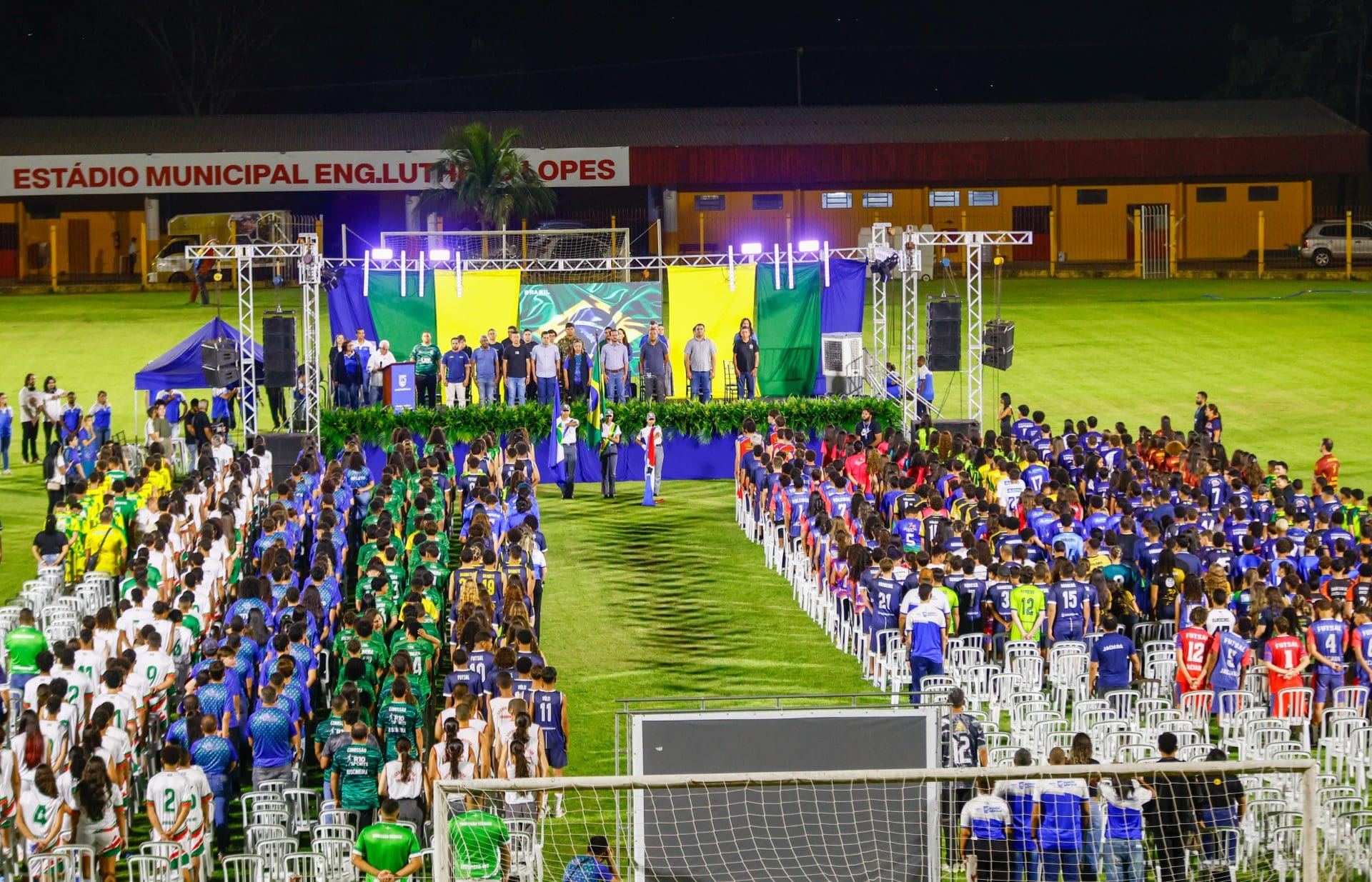 Abertura dos Jogos Regionais reuniu centenas de estudantes de Rondonópolis