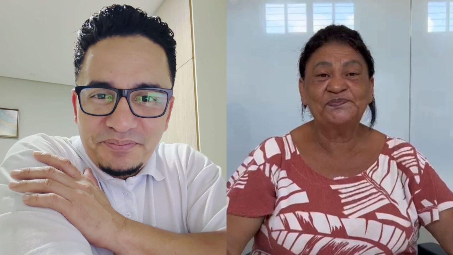 Após mais de 30 anos, cozinheira em quartel no Nortão reencontra filho com ajuda de policiais militares