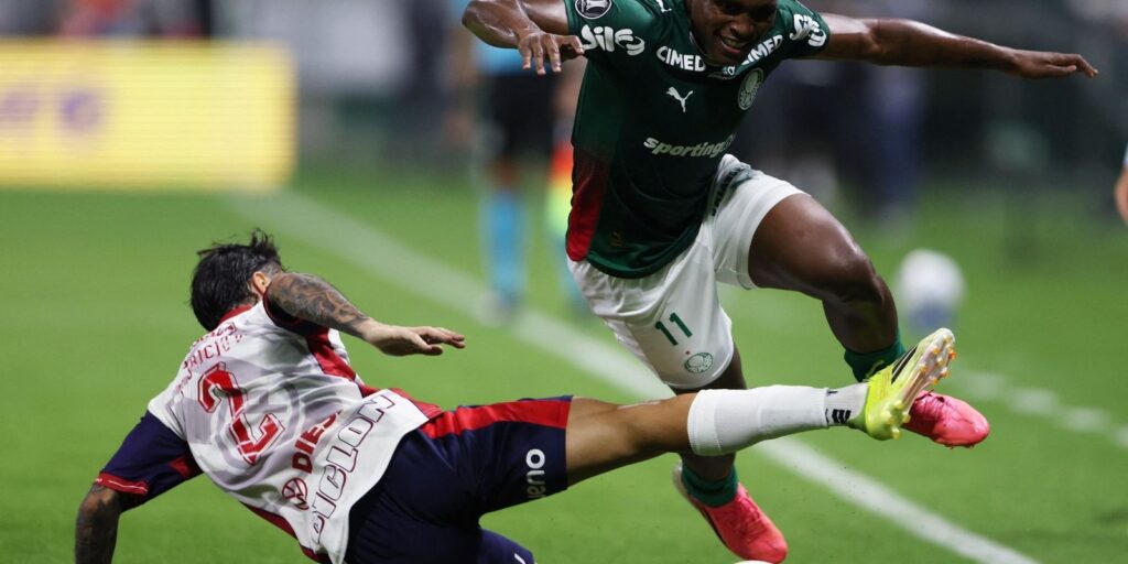 Libertadores: Palmeiras cede empate no fim e tropeça no Cerro Porteño