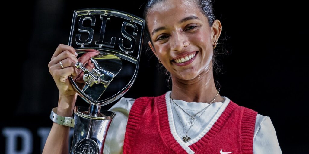 Rayssa é campeã da etapa carioca da Liga Internacional de Skate Street