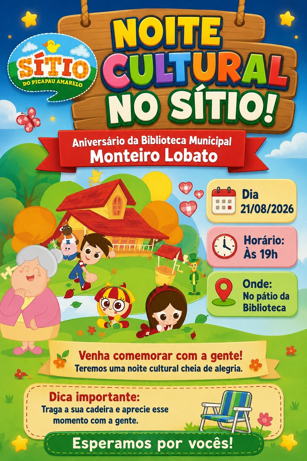 Itanhangá-MT: Noite Cultural no Sítio promete magia, literatura e diversão em Itanhangá