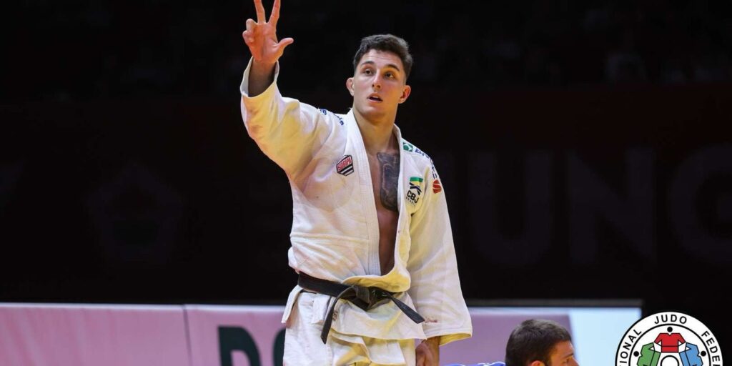 Guilherme Schimidt é ouro e país fecha Grand Slam de judô com 3 pódios