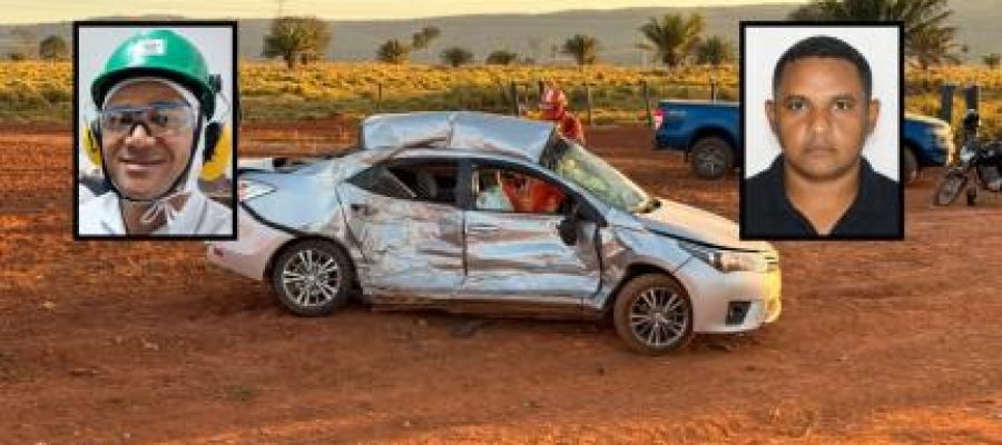 EM PONTES E LACERDA-MT: Dois trabalhadores de frigorífico morrem em grave acidente entre carro e carreta