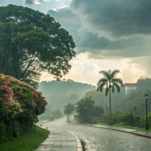 Domingo nublado em Lucas do Rio Verde neste 22/03/2026