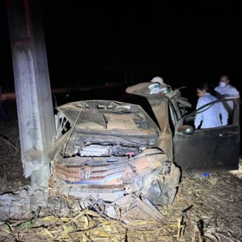 Acidente na MT-140 deixa dois feridos entre Vera e Santa Carmem; uma vítima foi transferida para o Hospital Regional de Sinop