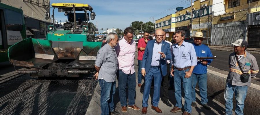 Governador cobra construtoras que firmam pacto para concluir faixa do BRT do Aeroporto ao Comando da PM até junho