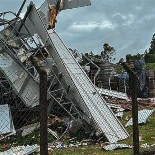 Tornado é confirmado em Flores da Cunha