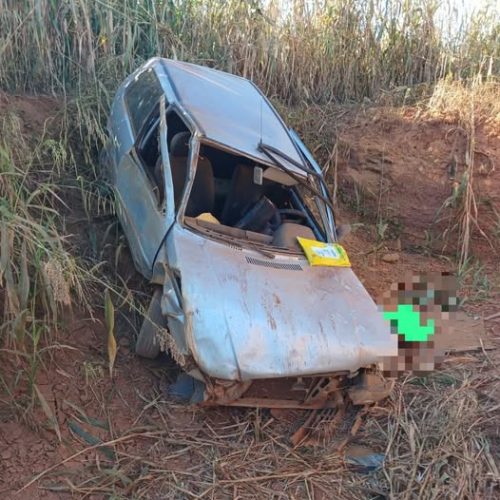 Identificado motorista que morreu após capotamento na Linha 21 em Lucas do Rio Verde