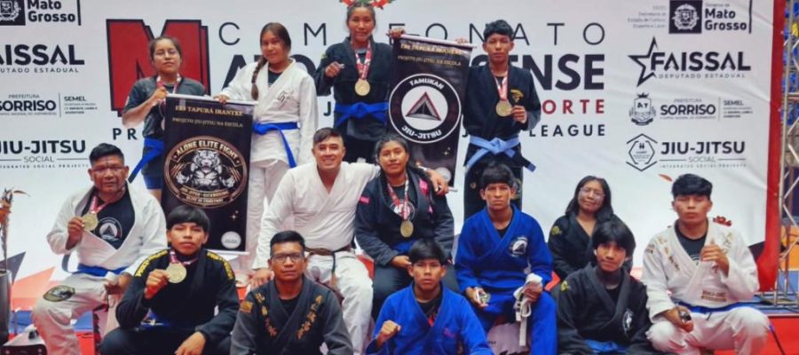 Projeto de jiu-jitsu fortalece protagonismo e identidade cultural de estudantes indígenas em Brasnorte
