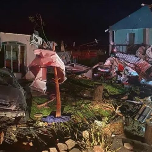 Tornado histórico no sul do Brasil