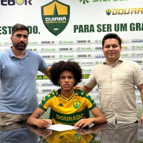 Cacerense fecha parceria histórica com o Cuiabá e celebra o envio do primeiro talento da Fera da Fronteira para a capital!
