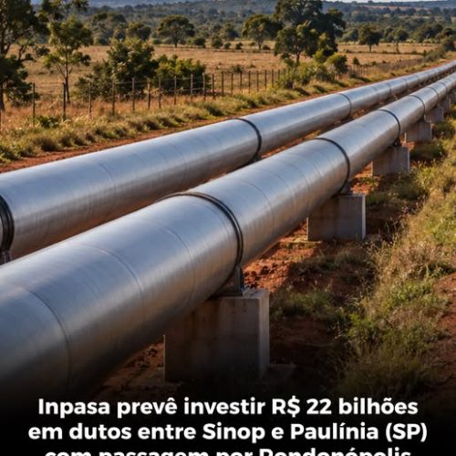A Impasa prevê investir R$ 22 bilhões no Projeto Pascal, que terá dois dutos de 2,1 mil quilômetros entre Sinop (MT) e Paulínia (SP)