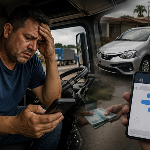 Boa Esperança do Norte: Caminhoneiro perde R$ 31 mil tentando comprar Etios pelo Facebook