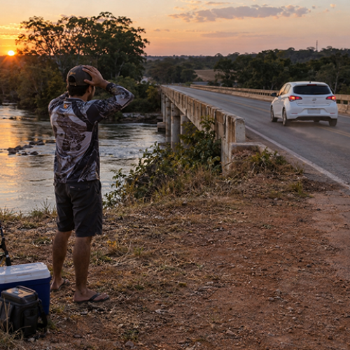 Ipiranga do Norte: Pescador tem carro furtado enquanto pescava na ponte do Rio Branco: “pensei que era uma brincadeira”