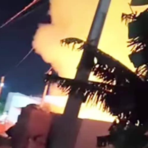 Incêndio em barracão mobiliza bombeiros de Sinop