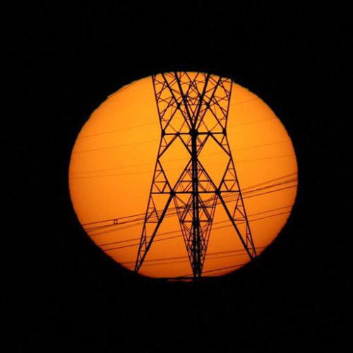 Torre de transmissão de energia em Brasília