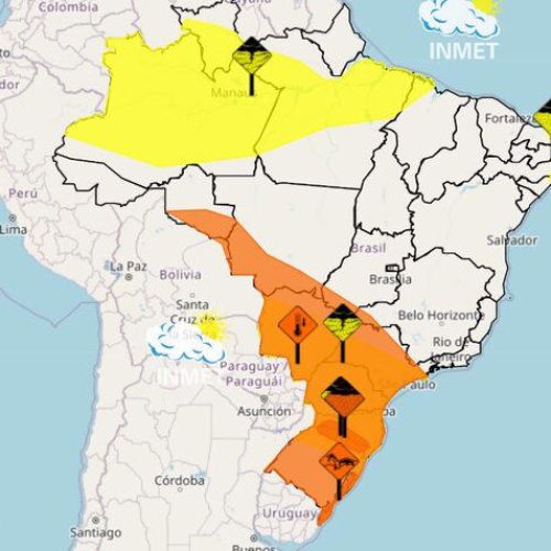 Inmet emite alertas para queda brusca de temperatura e chuvas intensas no País; veja onde