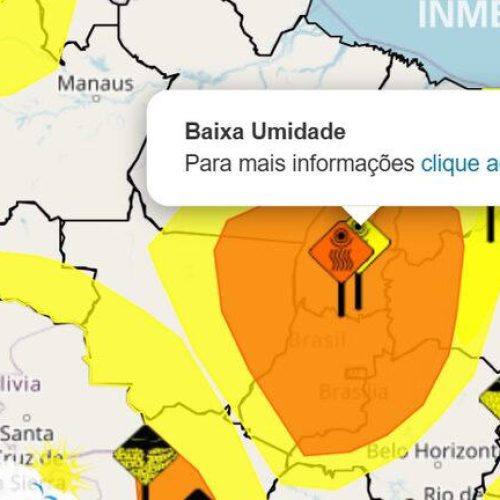 CLIMA E TEMPO: Inmet emite alerta laranja de perigo para baixa umidade no Brasil; veja onde