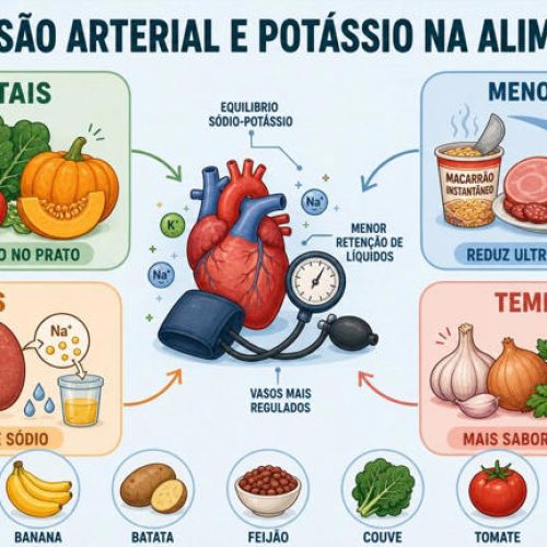O que acontece com a sua pressão arterial quando você troca o sal dos ultraprocessados por vegetais ricos em potássio