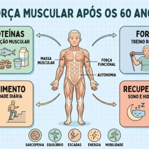 A massa muscular dos idosos exige mais atenção: algumas regras para preservar a força no dia a dia