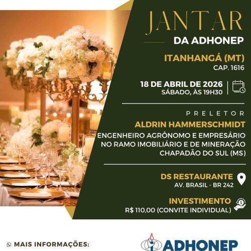 Itanhangá-MT: ADHONEP realiza primeiro encontro de empresários em Itanhangá neste sábado (18)
