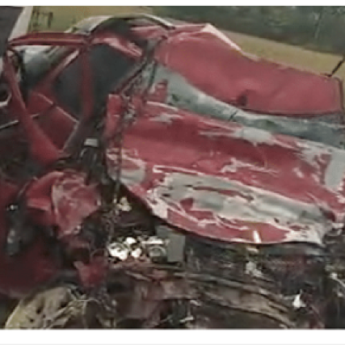 Identificados dois mortos em acidente entre carreta e picape na BR-163 em Rosário