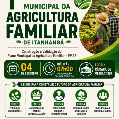 Itanhangá-MT: Secretaria promove 1ª Conferência Municipal de Agricultura Familiar para discutir ações e construir plano para o setor