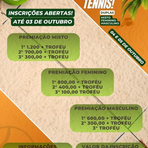 Itanhangá-MT: Itanhangá se prepara para a 1ª Copa Integração de Beach Tênis