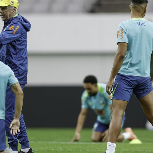 Ancelotti aposta no esquema 4-4-2 diante da Coreia do Sul