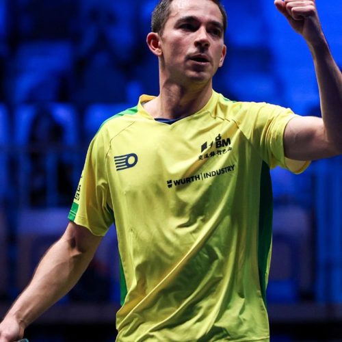 Aniversariante, Hugo Calderano conquista o bi em torneio na Eslovênia