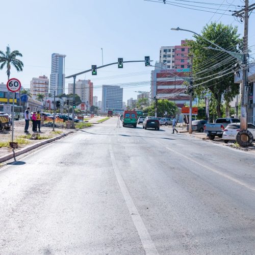 Avenida do CPA funcionará com meia pista a partir deste sábado (24)
