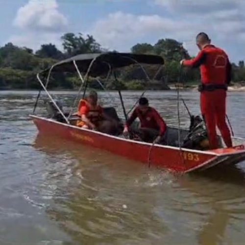 Homem desaparece em rio no Nortão e bombeiros dão início às buscas
