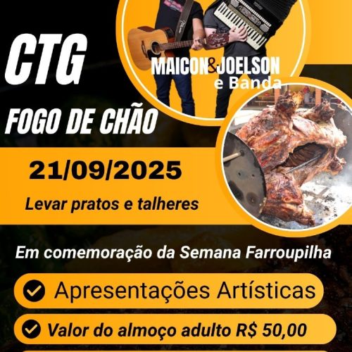 Itanhangá: CTG fogo de chão realizará neste domingo o 3º Boi no Rolete, em clima de tradição gaúcha